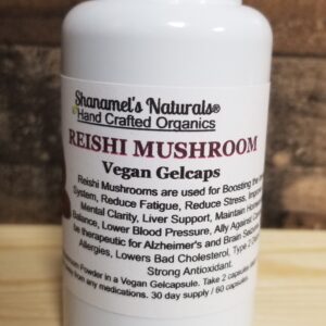 Organic Reishi Mushroom Vegan Gel Capsules